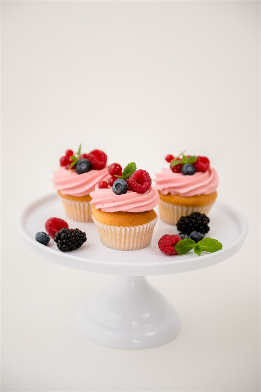 Frambozen cupcake